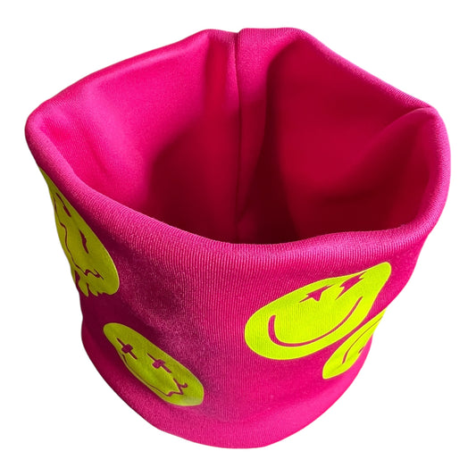 Bufanda Elástica “Pink Smilies”