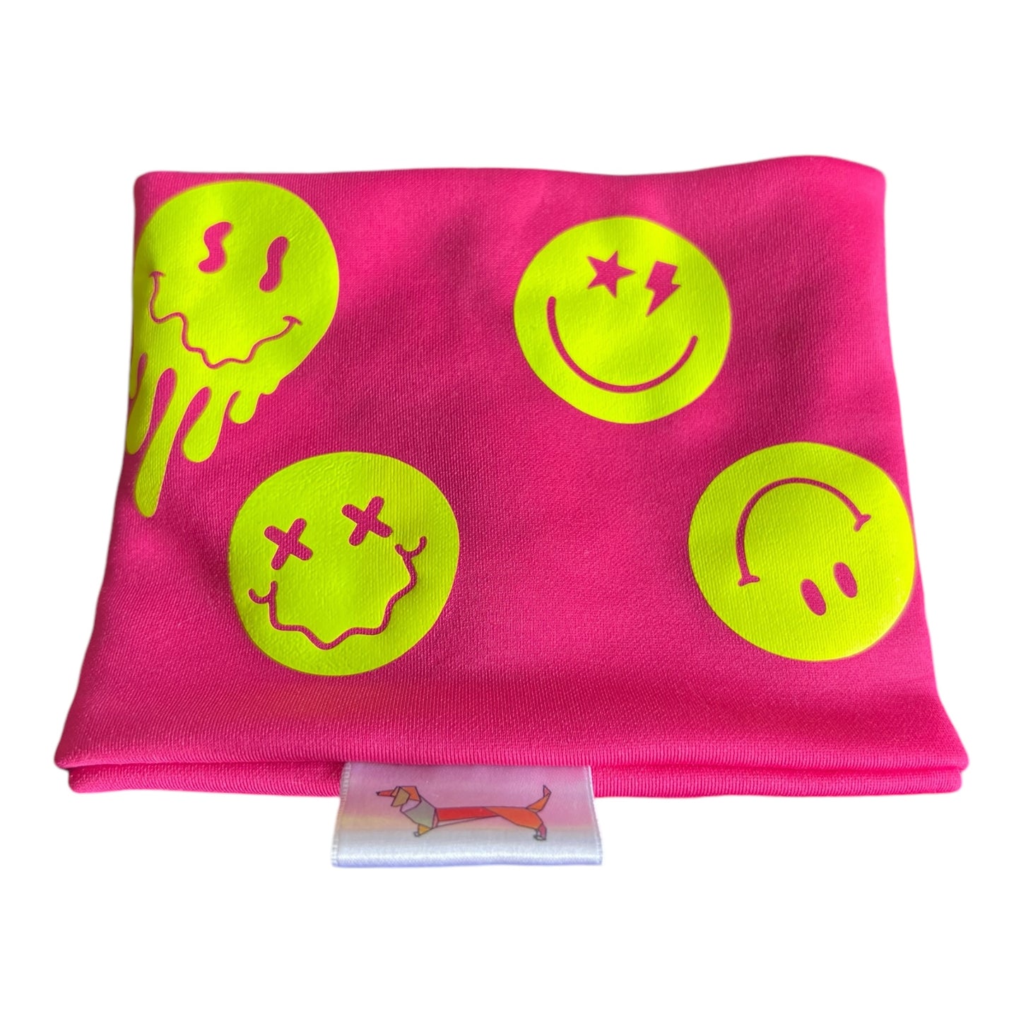 Bufanda Elástica “Pink Smilies”