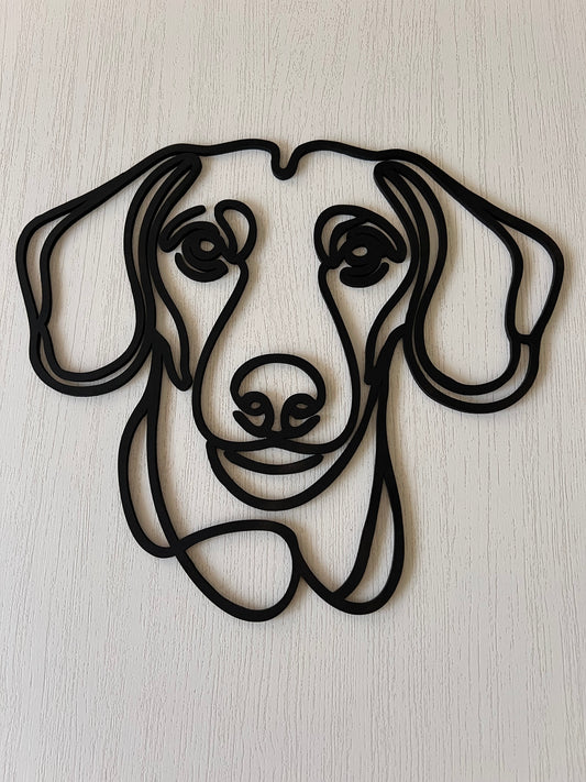 Siluetas en un trazo de Madera