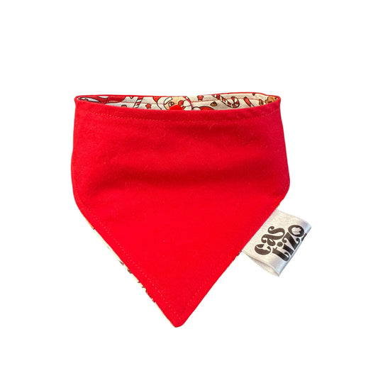 Bandana Reversible Choco Santa
