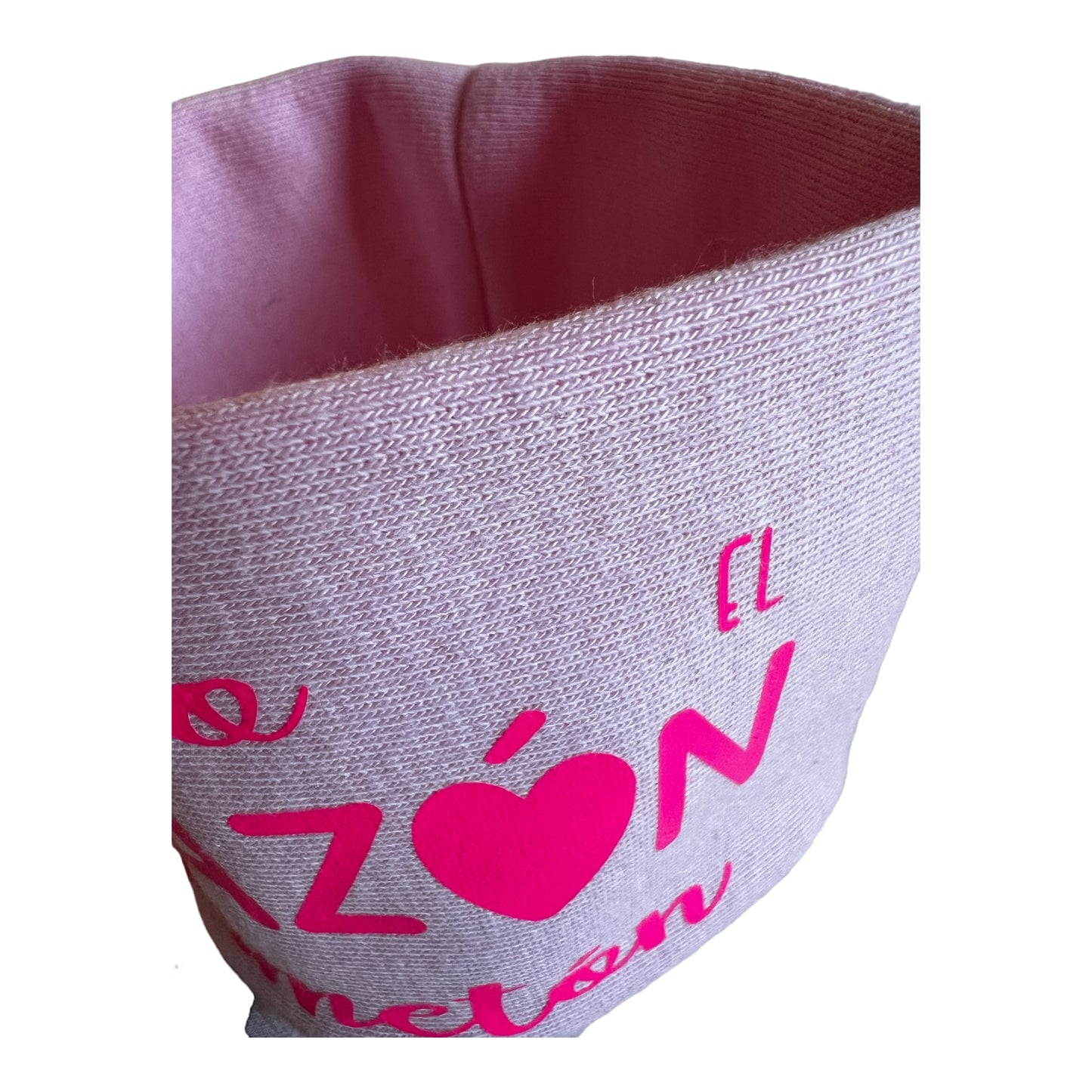 Bufanda Midi ”Te robo el corazón” Rosa