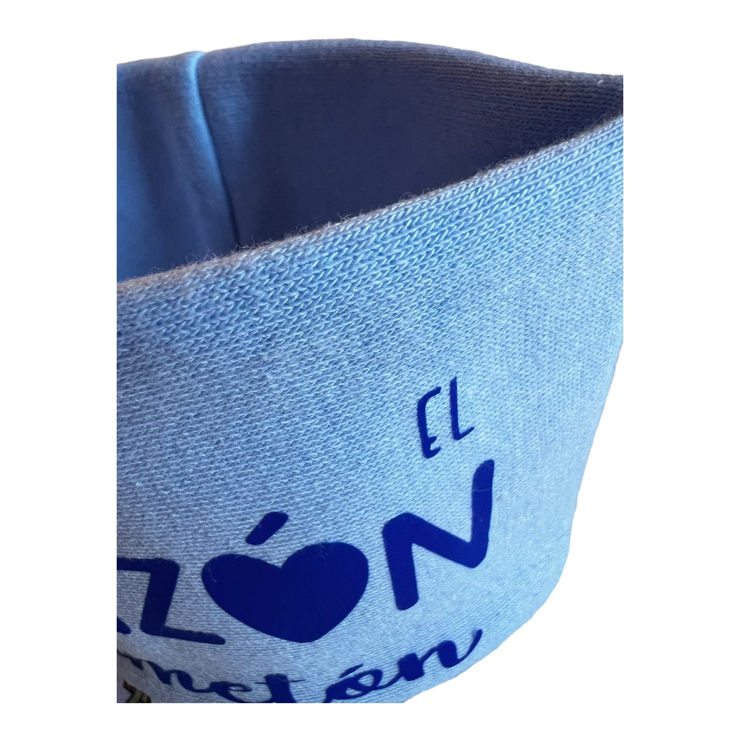 Bufanda Midi ”Te robo el corazón” Azul