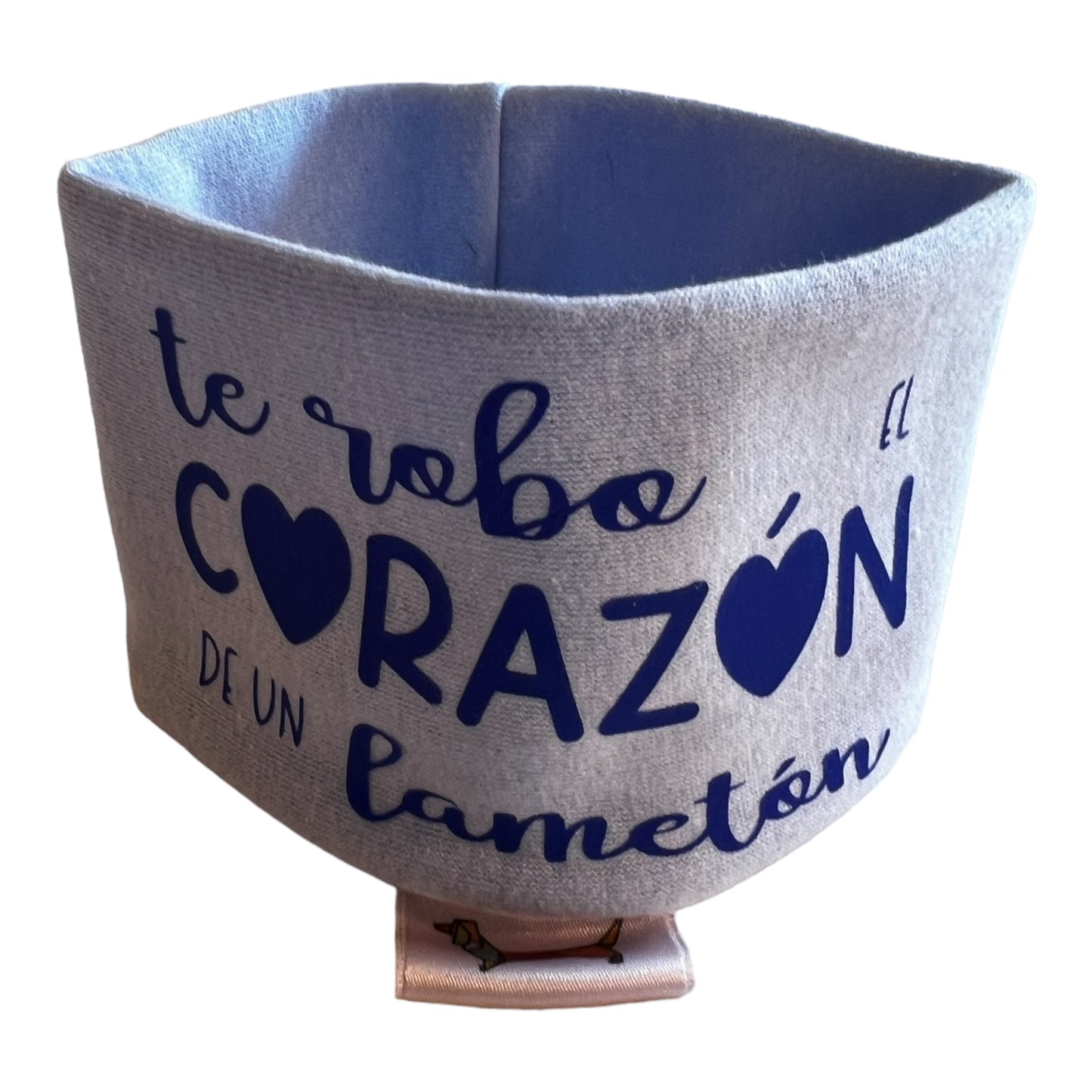 Bufanda Midi ”Te robo el corazón” Azul