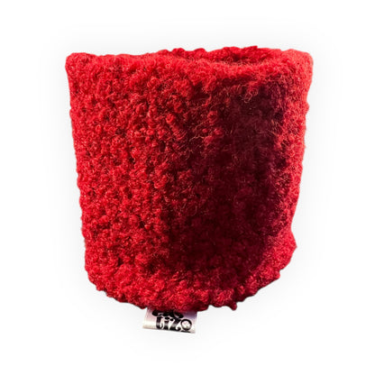 Bufanda Rizo Roja