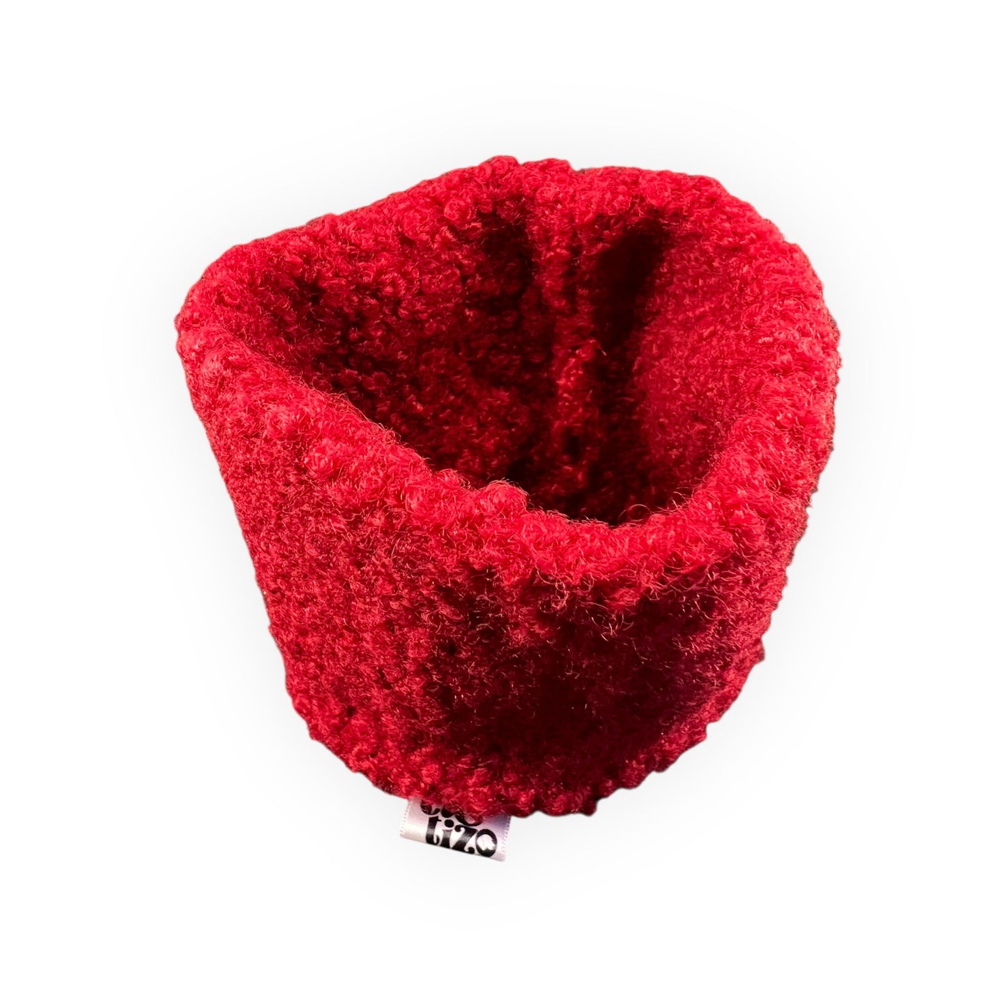 Bufanda Rizo Roja