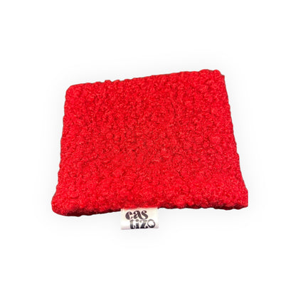 Bufanda Rizo Roja
