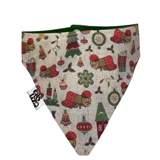 Bandana Reversible Caga Tió de Nadal
