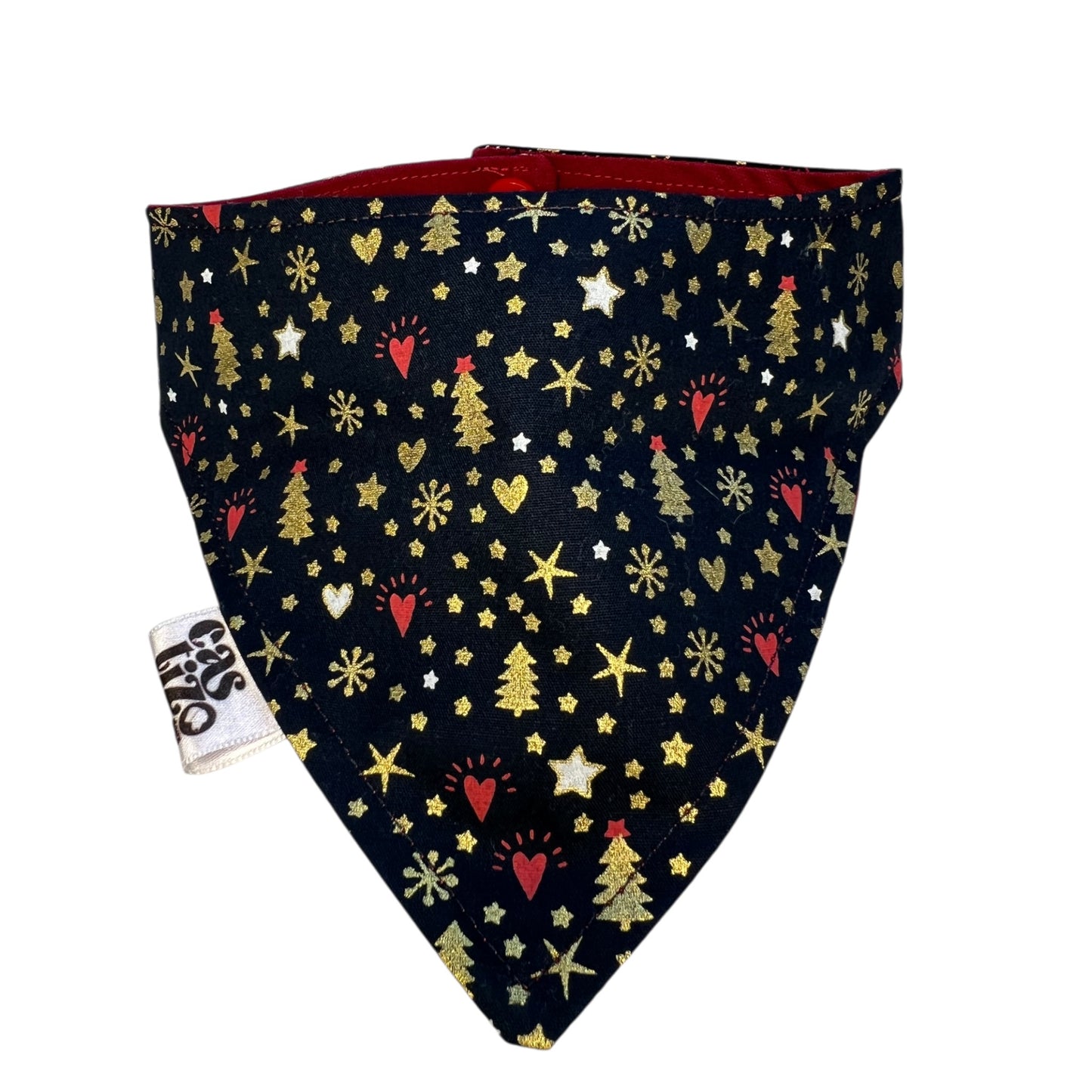 Bandana Reversible Navidad Romántica