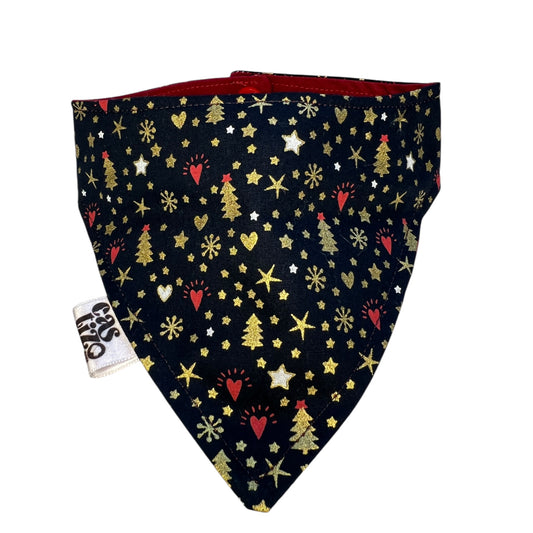 Bandana Reversible Navidad Romántica
