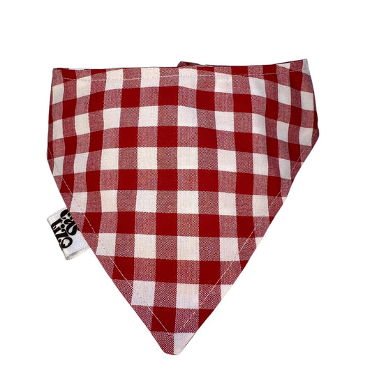 Bandana Vichy Rojo